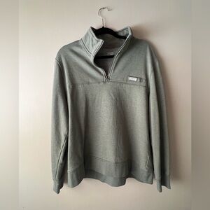 Ocean and Coast Men's Sage Quarter-Zip Pullover Sweater
